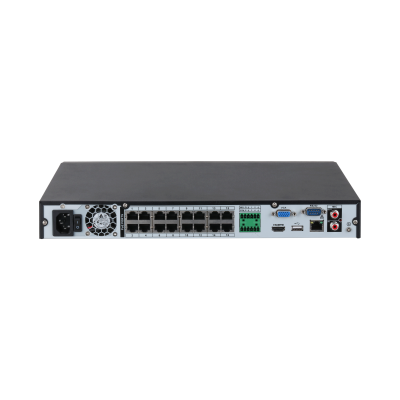 Dahua IP-Rekorder 16 Kanäle, 16 PoE-Ports, bis 2MP, H.256+, 2 SATA à 16TB 2